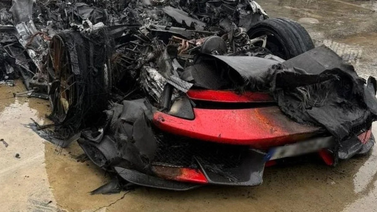 sie stehlen einen ferrari im wert von 400.000 € aus einer garage, er wird nach einem unfall zerstört „einen ferrari fährt man nicht so…“